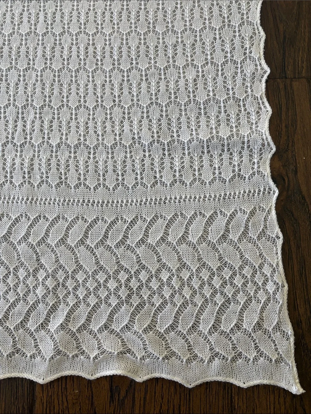 Bloomingdale’s Young World Baby blanket 40”x 38” England